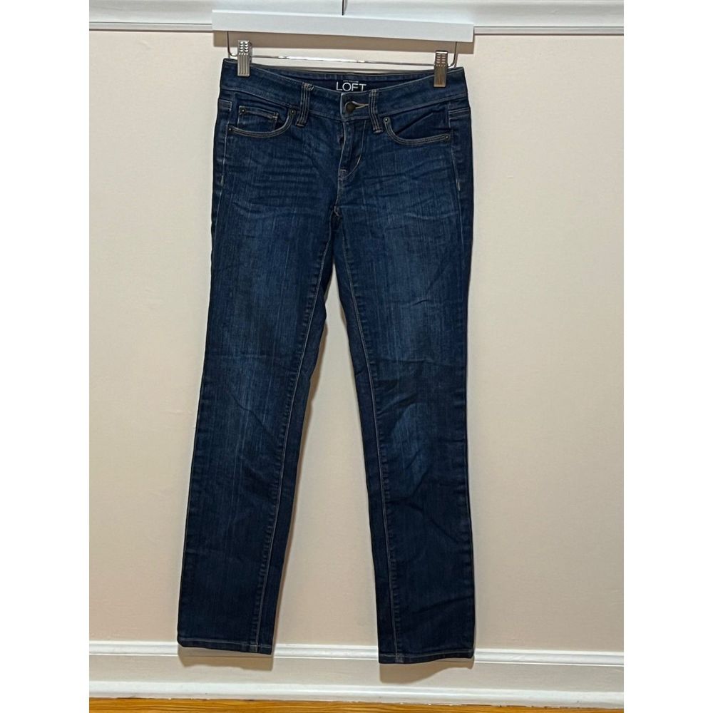 Ann Taylor Loft Bootcut Jeans Size 24 Size 0  Dark Wash Denim